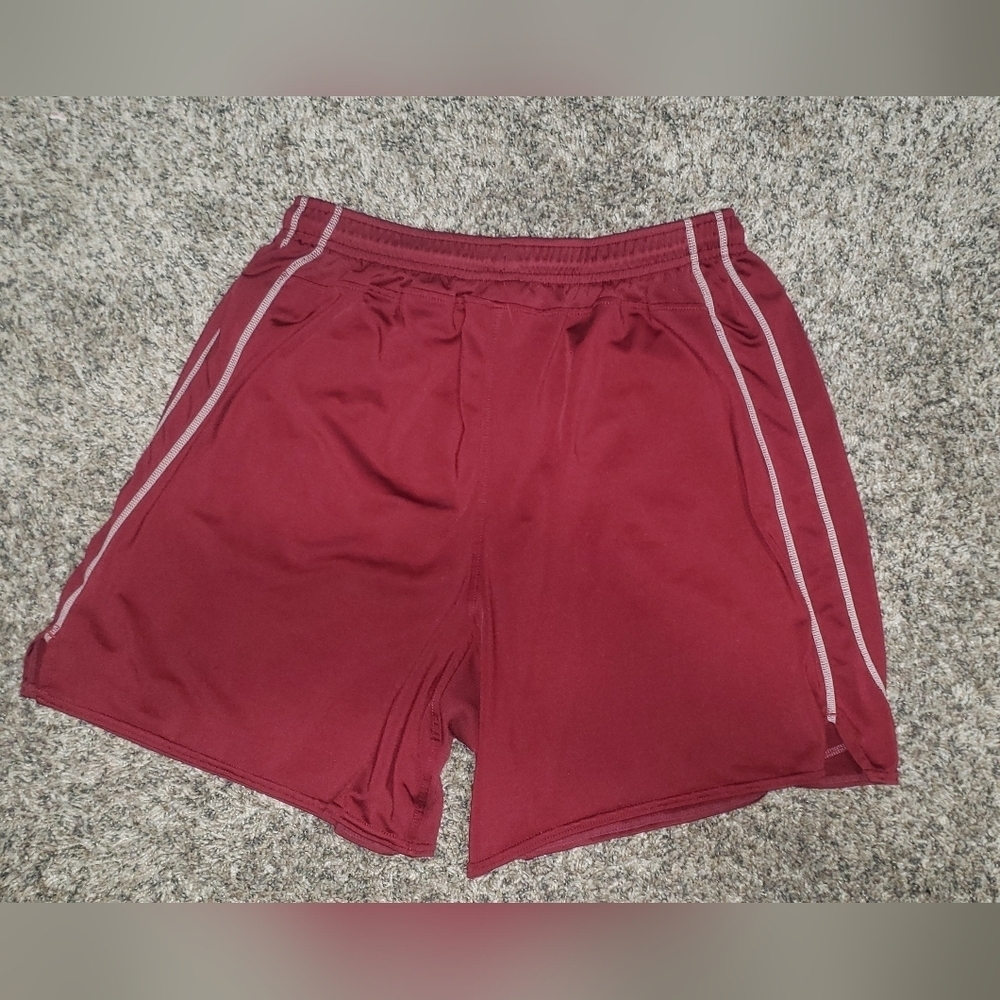 Nike| Boy's Maroon Athletic Jogging Running Training Shorts - Picture 6 of 6